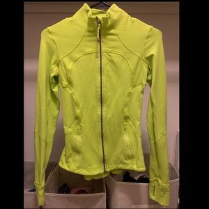Yellow Lululemon define jacket